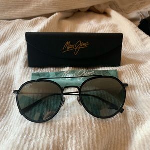 Maui Jim Polarized Sunglasses “Bowline” - titanium frame   Brand new with case.